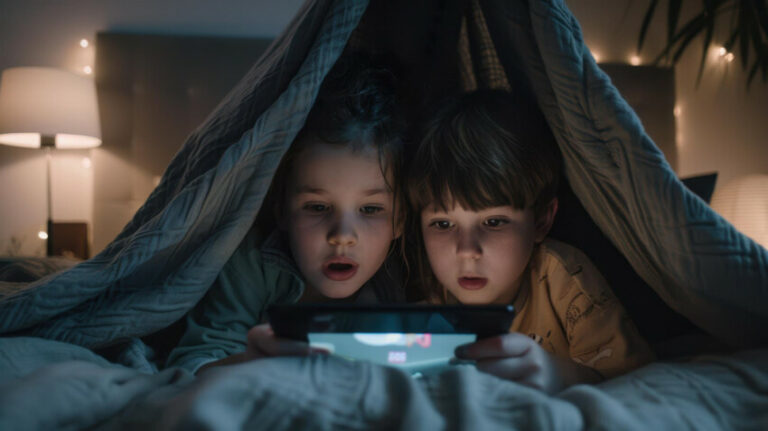 Děti sledující pornografii