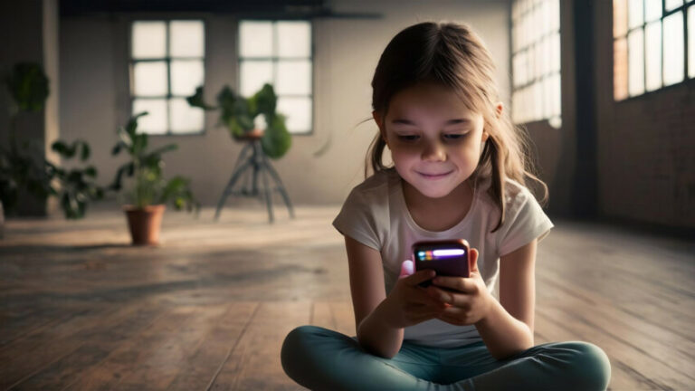 Děti na mobilu